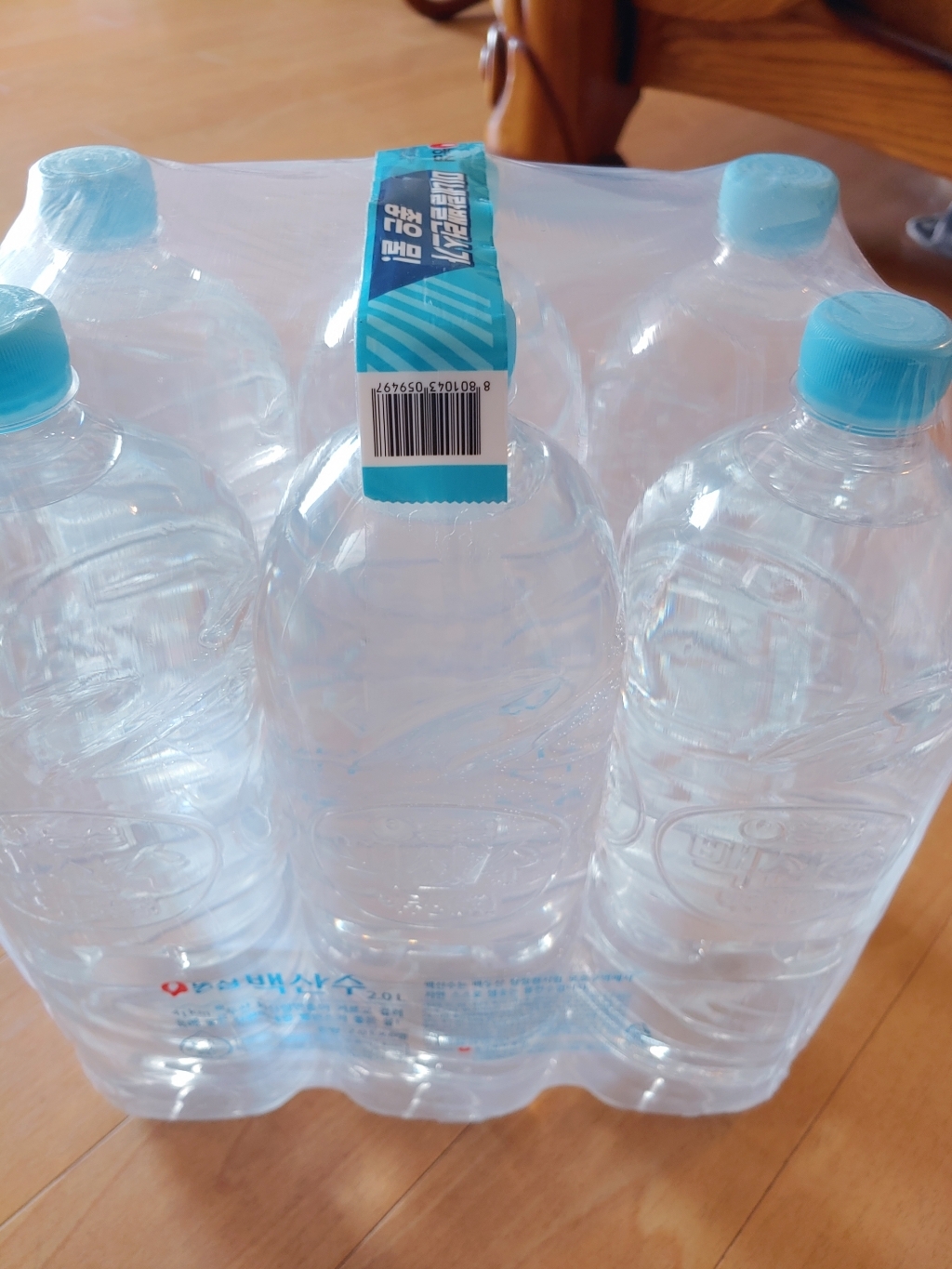 농심 백산수 무라벨 2L 12병 생수 리뷰후기