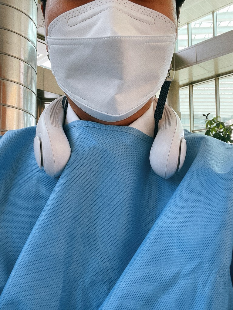 OHANS 목에 거는 시원한 넥밴드 선풍기 대용량 배터리 / 사은품 증정