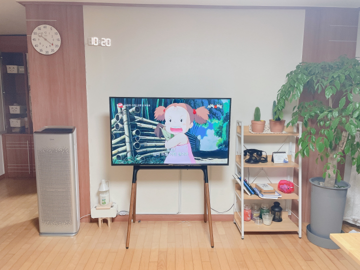 와이드테크 제로베젤 4K UHD TV HDR WT500UHD 무결점 퀵부팅 티비 리뷰후기