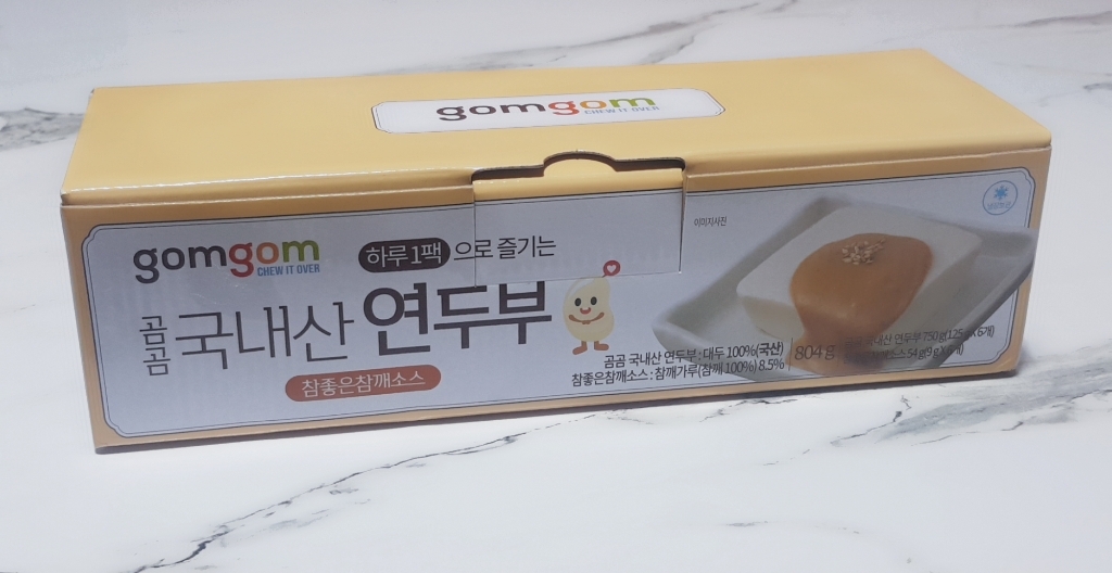 곰곰 정성가득 국내산 연두부 참깨소스