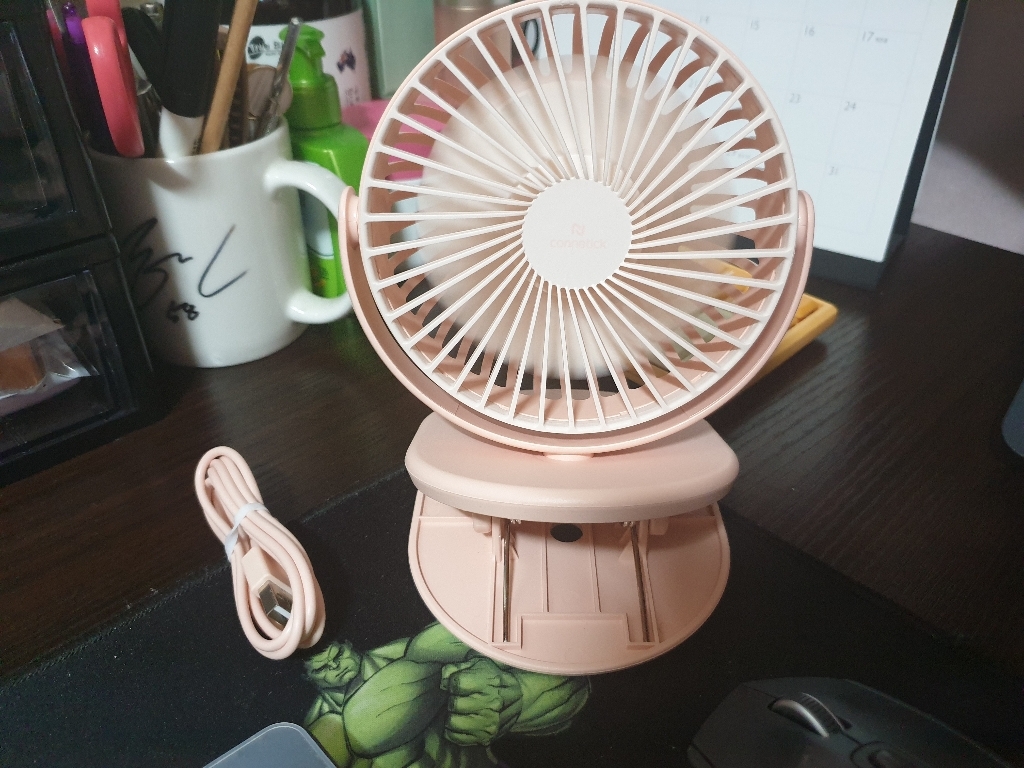 커네틱 클립형 무선미니선풍기