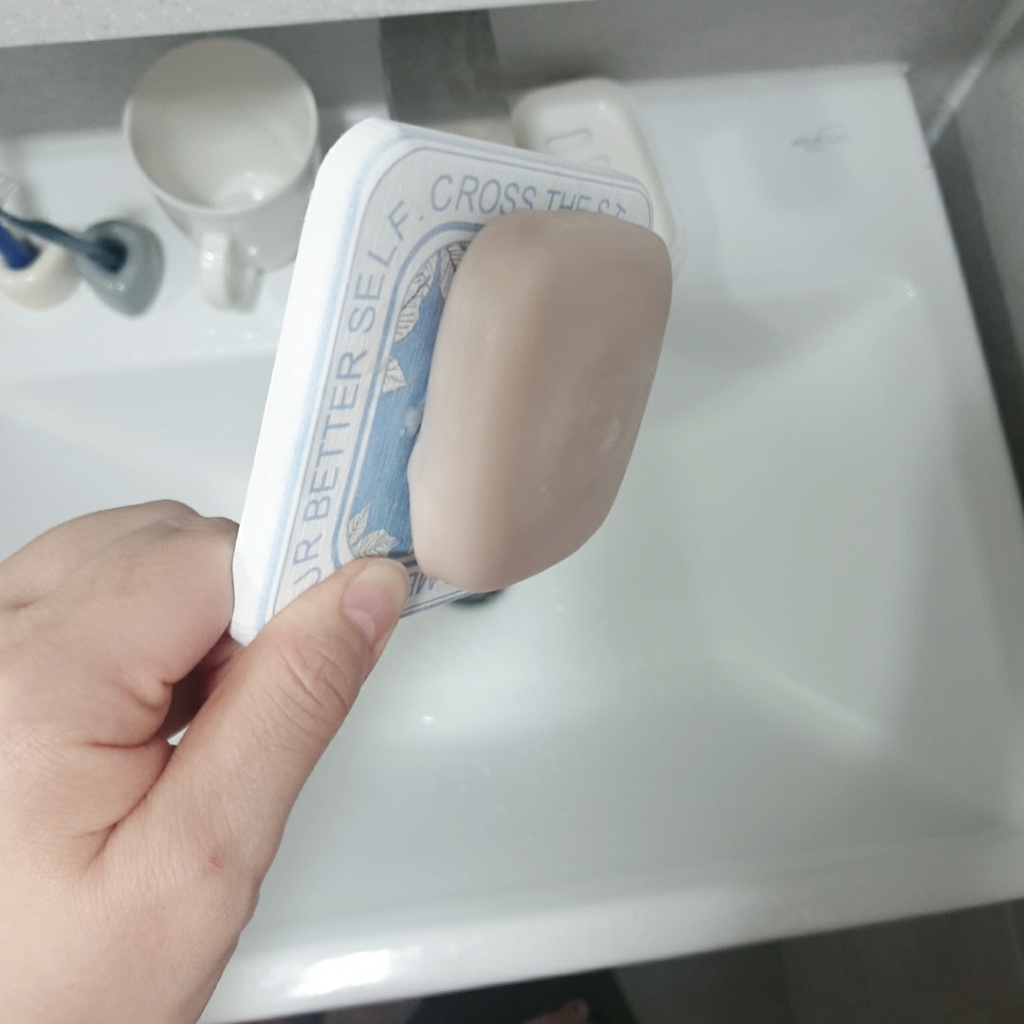 미플래닛 플라워 규조토 비누받침 욕실트레이