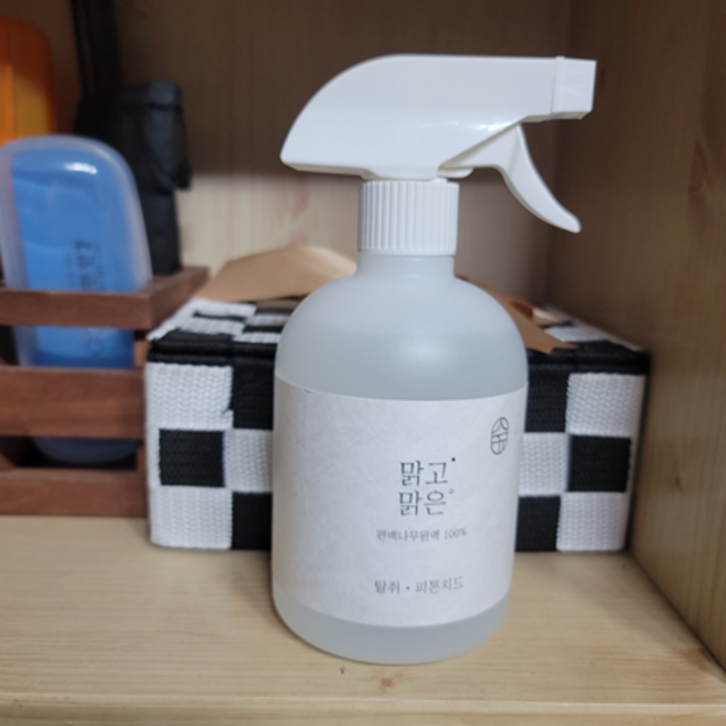 온다숲 피톤치드 잎 편백수 스프레이 탈취제 냄새 제거 편백큐브3