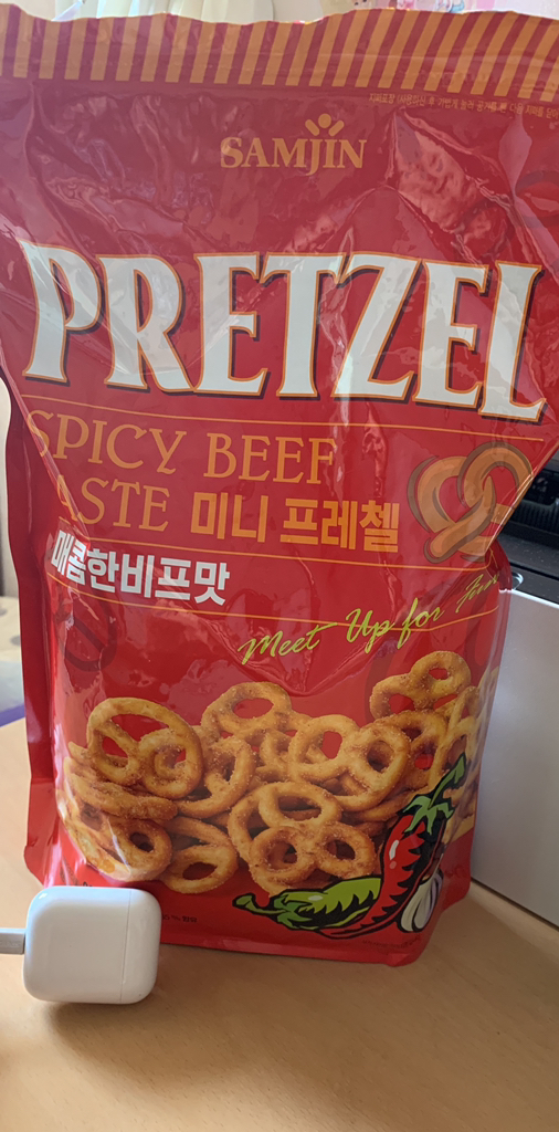 미니 프레첼 매콤한 비프맛