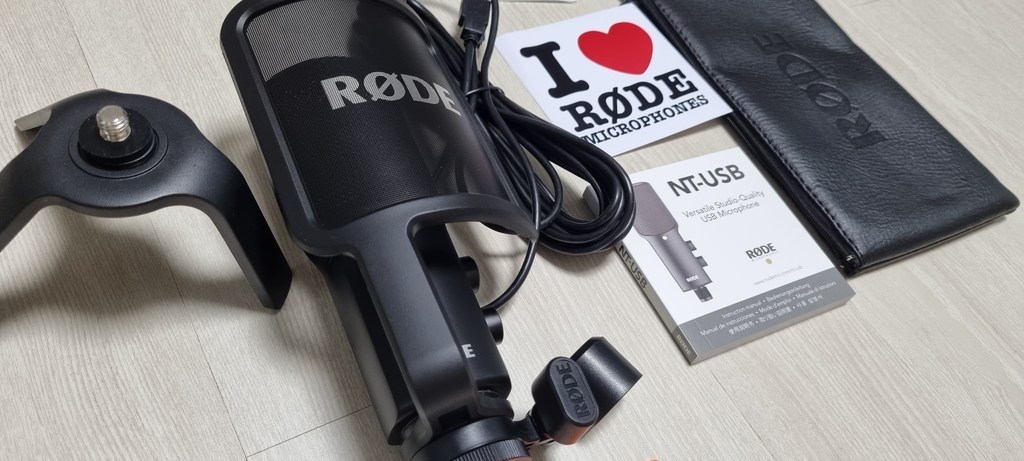 로드 USB 콘덴서 마이크 리뷰후기