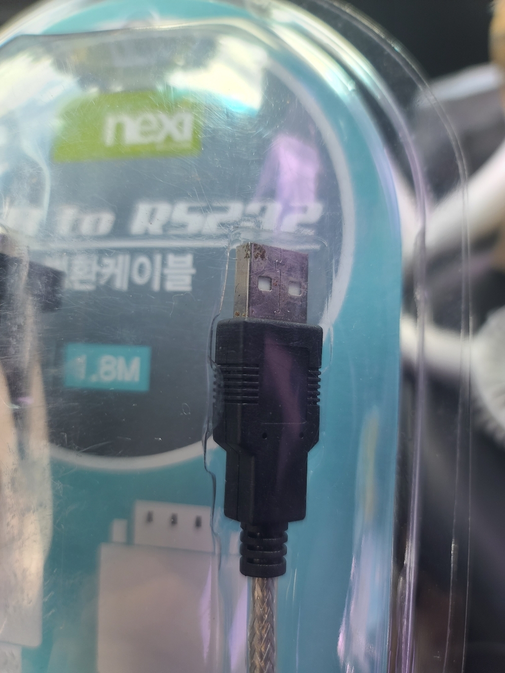 넥시 USB to RS232 Seria 케이블 NX-UC232 NX215