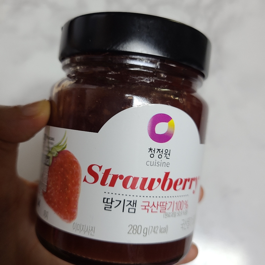 청정원 딸기잼