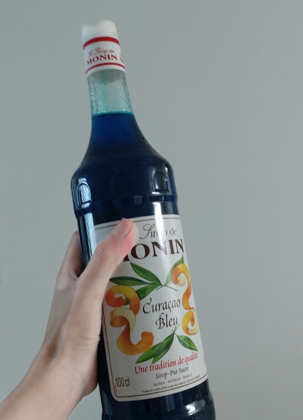 모닌 블루큐라소 시럽