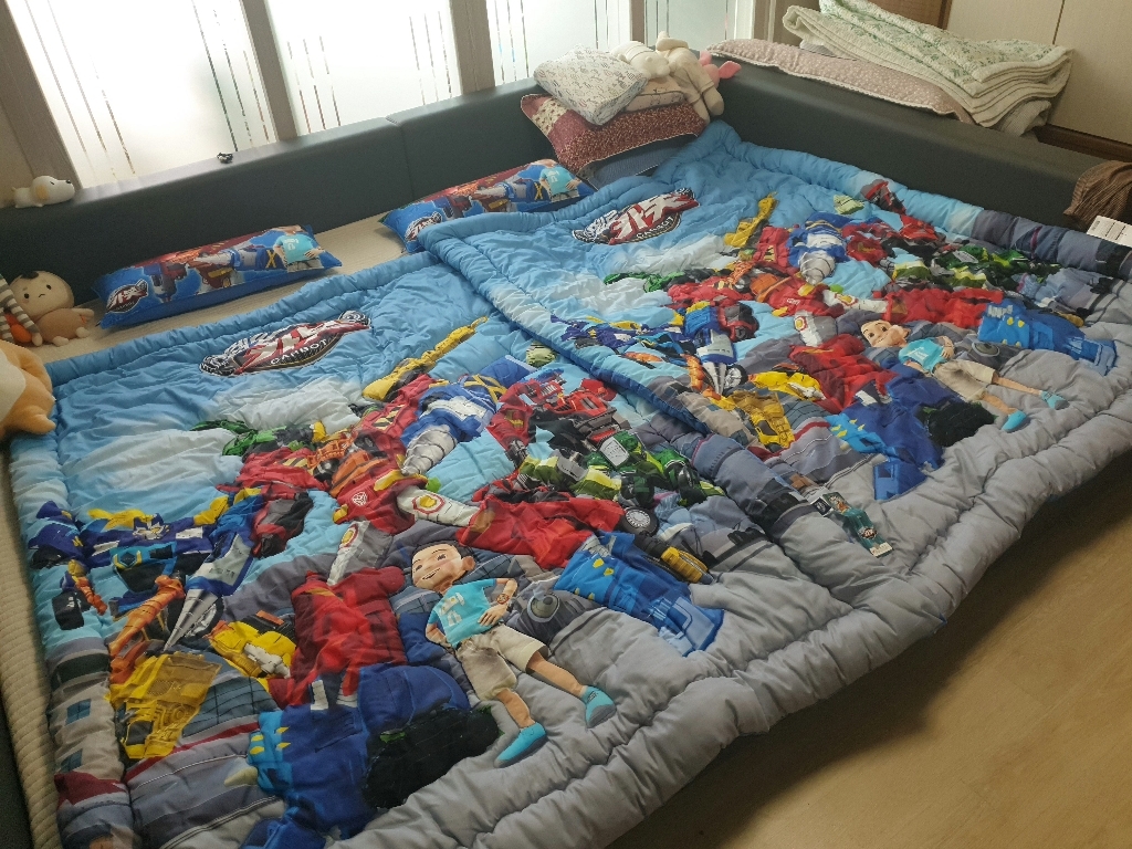 헬로카봇 유아동 차렵이불