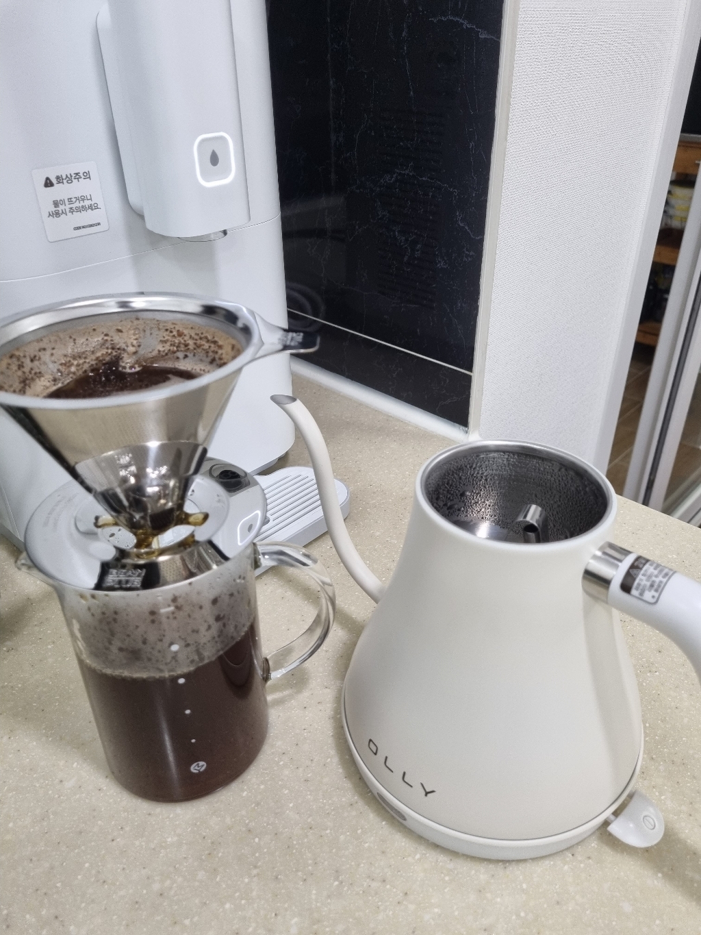 휴레드 반영구 스텐필터 커피 드리퍼 핸드드립