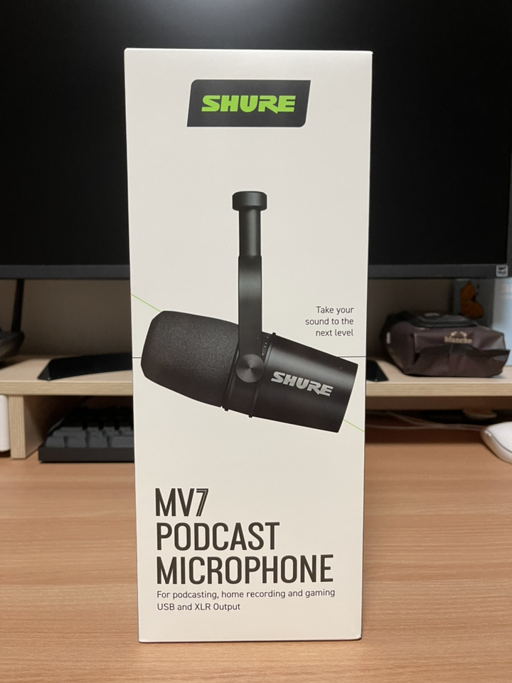 슈어 팟캐스트 XR USB 하이브리드 듀얼 마이크 블랙