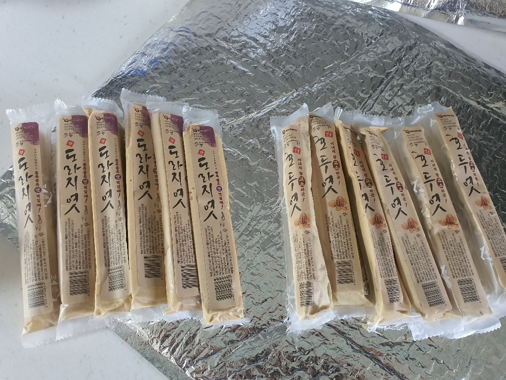 [한국 무형문화유산 선정 명인엿]  국산 조청 전통 수제 가락엿2종 10개 리뷰후기