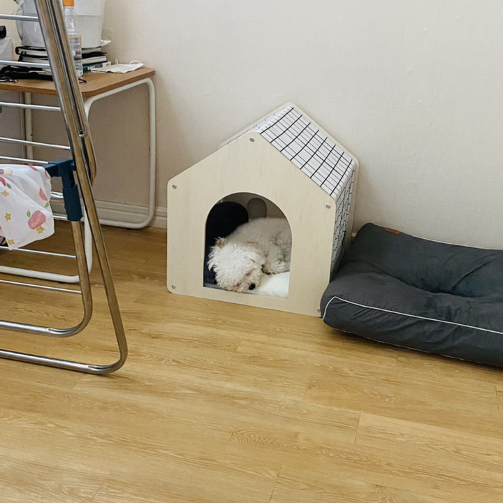 세븐펫 강아지 고양이 원목하우스