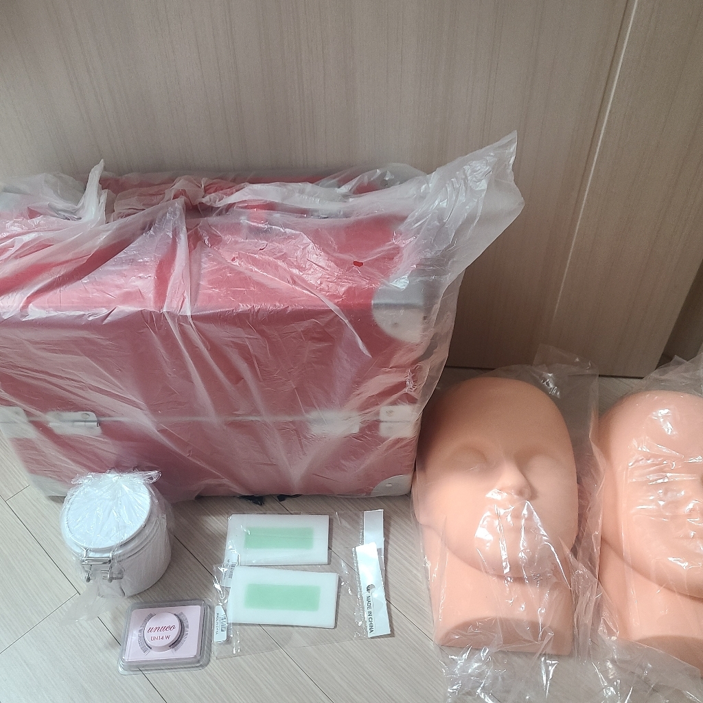COSETIC 화이트 습기제로 글루 보관통