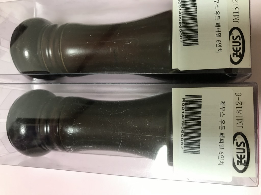 제우스 우든 페퍼밀 6인치
