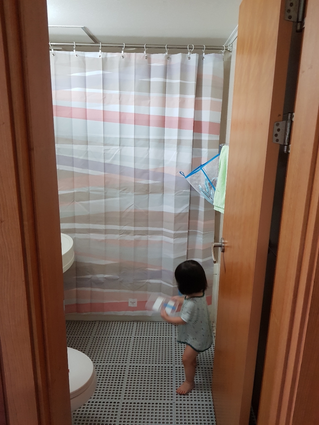 원세븐나인 멜로우블라섬 샤워커튼 리본 리뷰후기