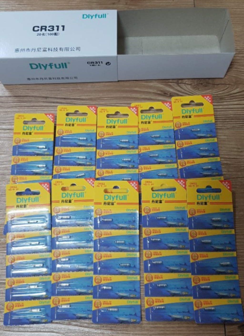 DYFU CR-311 배터리 개당 390원 100개/1박스 리뷰 후기