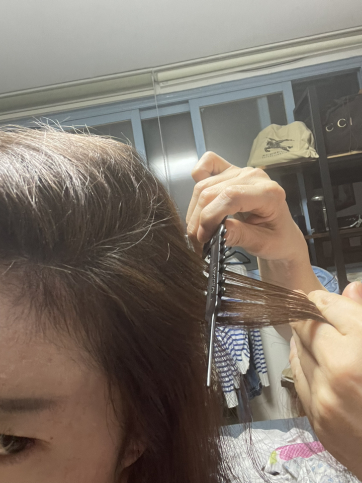나라라 위빙콤 염색빗
