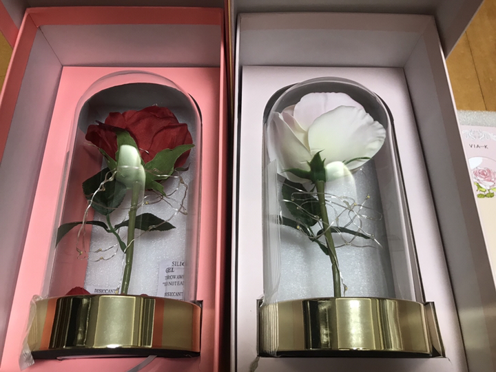 비아케이스튜디오 골드 쁘띠 로즈돔 ED 무드등 땡큐카드