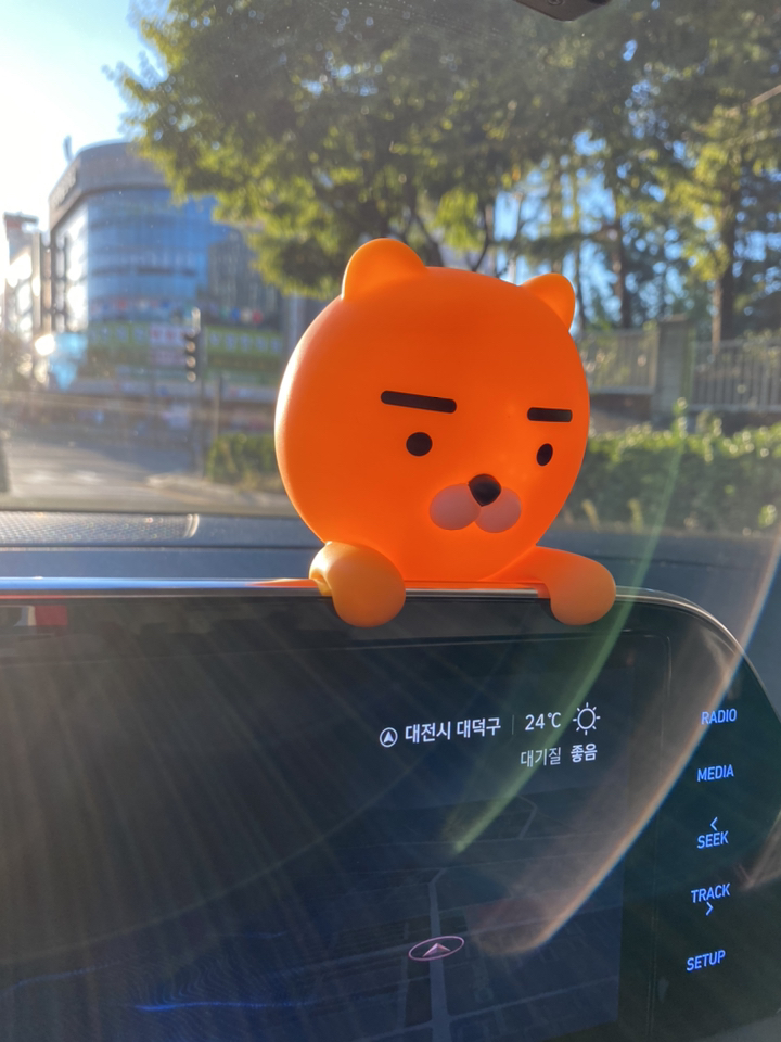 아우라 카카오 모니터 걸이형 방향제 라이언 리뷰후기