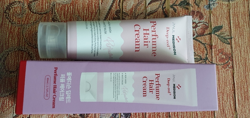 폴메디슨 딥레드 퍼퓸 헤어크림 화이트머스크향