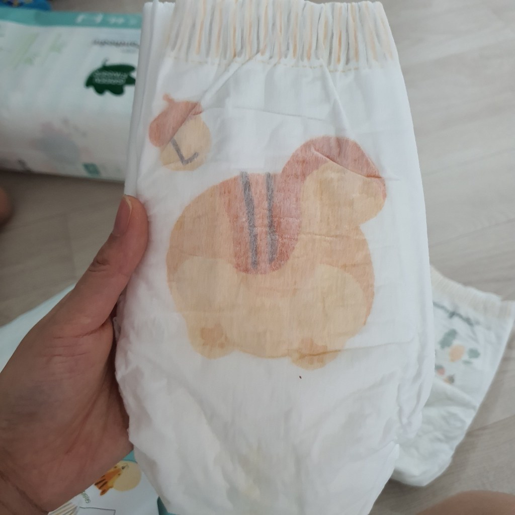그린핑거 판테딘 더마 팬티형 기저귀 공용 대형 4단계 10 리뷰후기
