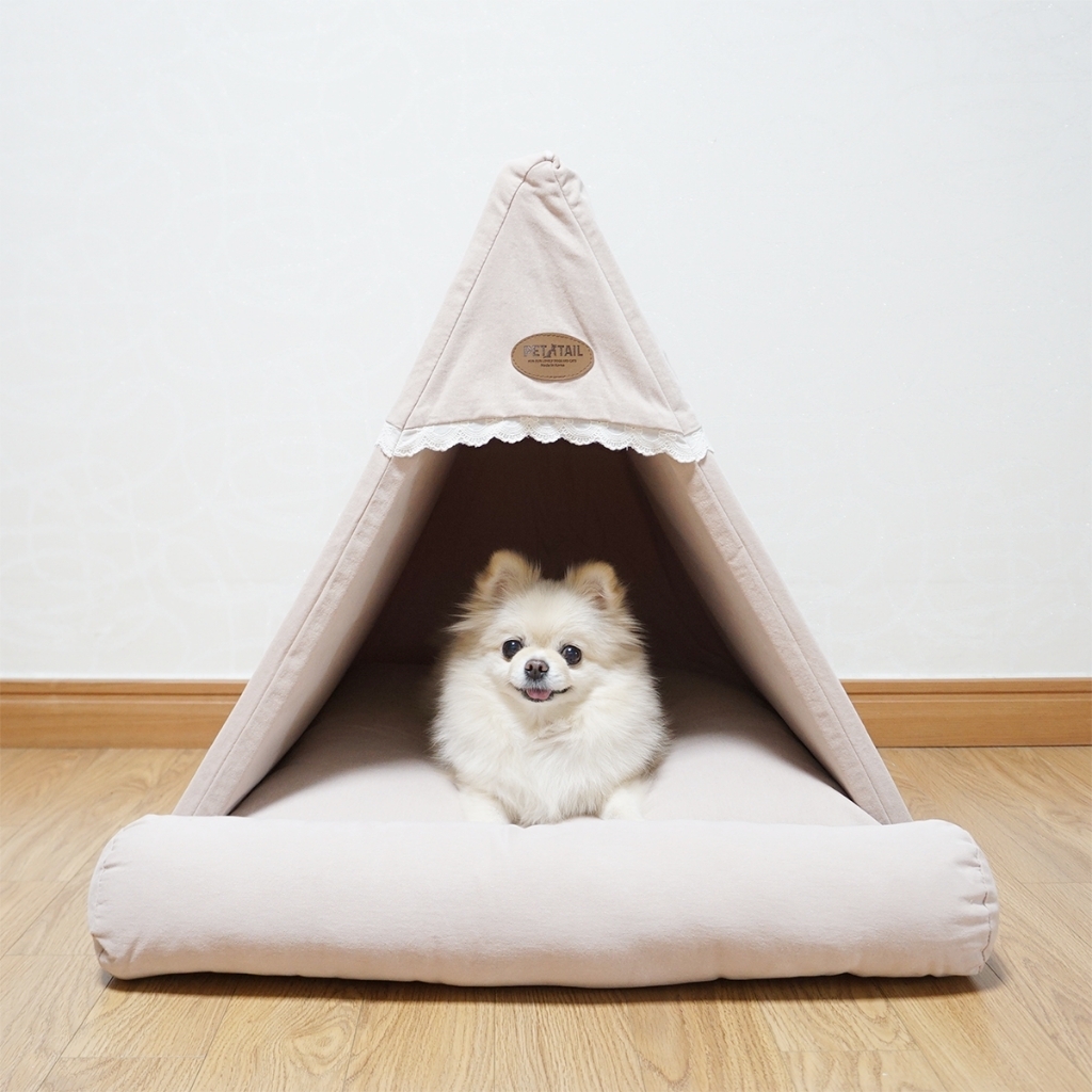 펫테일 강아지 고양이 삼각하우스  선물용박스포장
