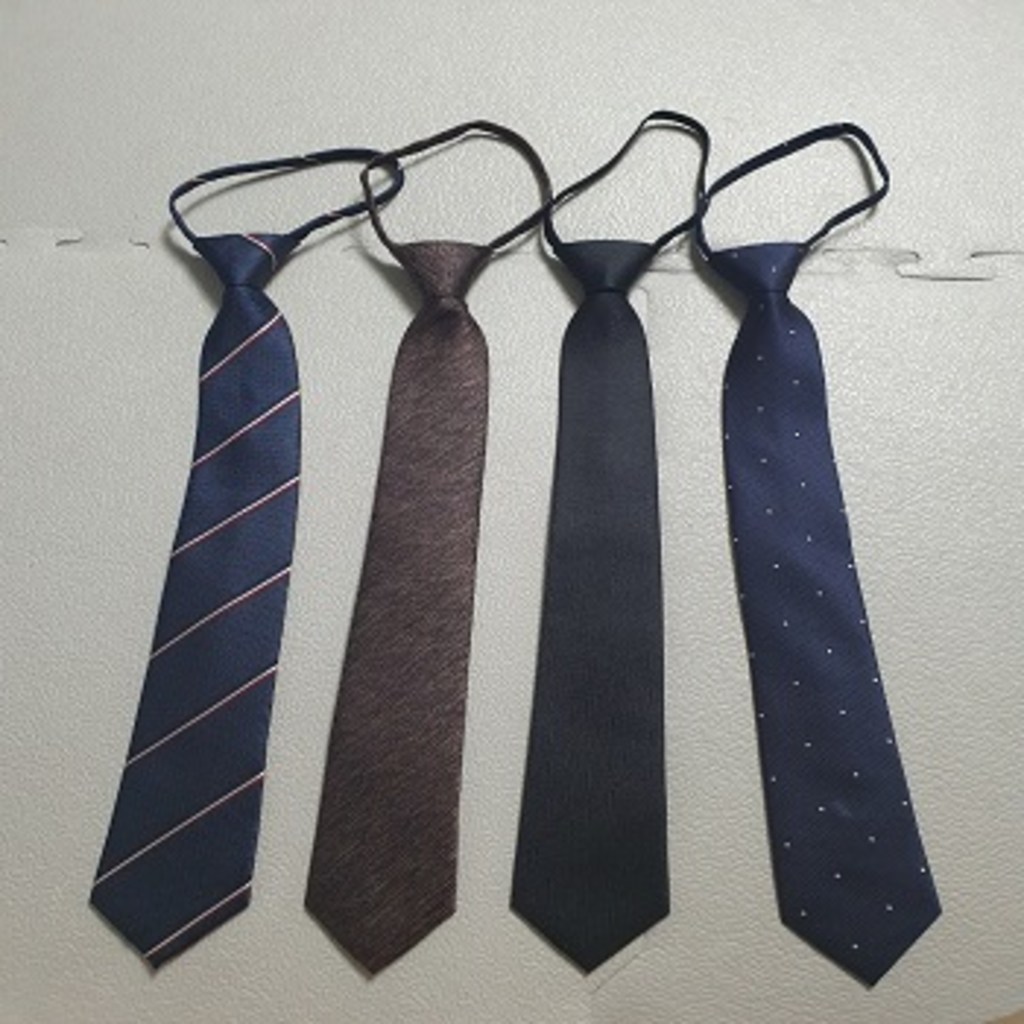 편리한 슬림 자동넥타이 4장