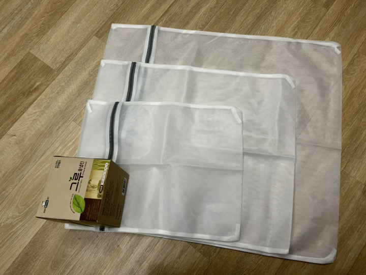 코멧 홈 안심 메쉬 사각 세탁망 대 중 소