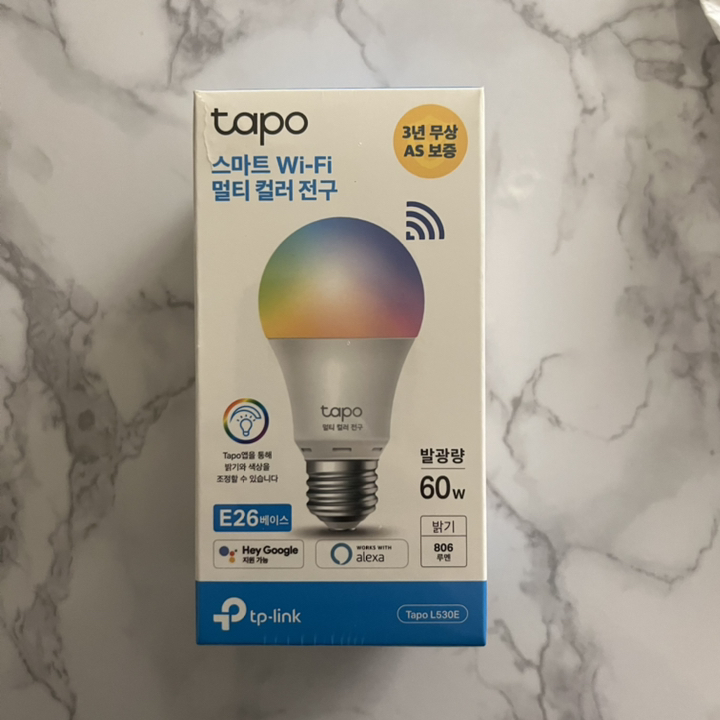 티피링크 스마트 Wi-Fi 조광 전구 Tao 530E