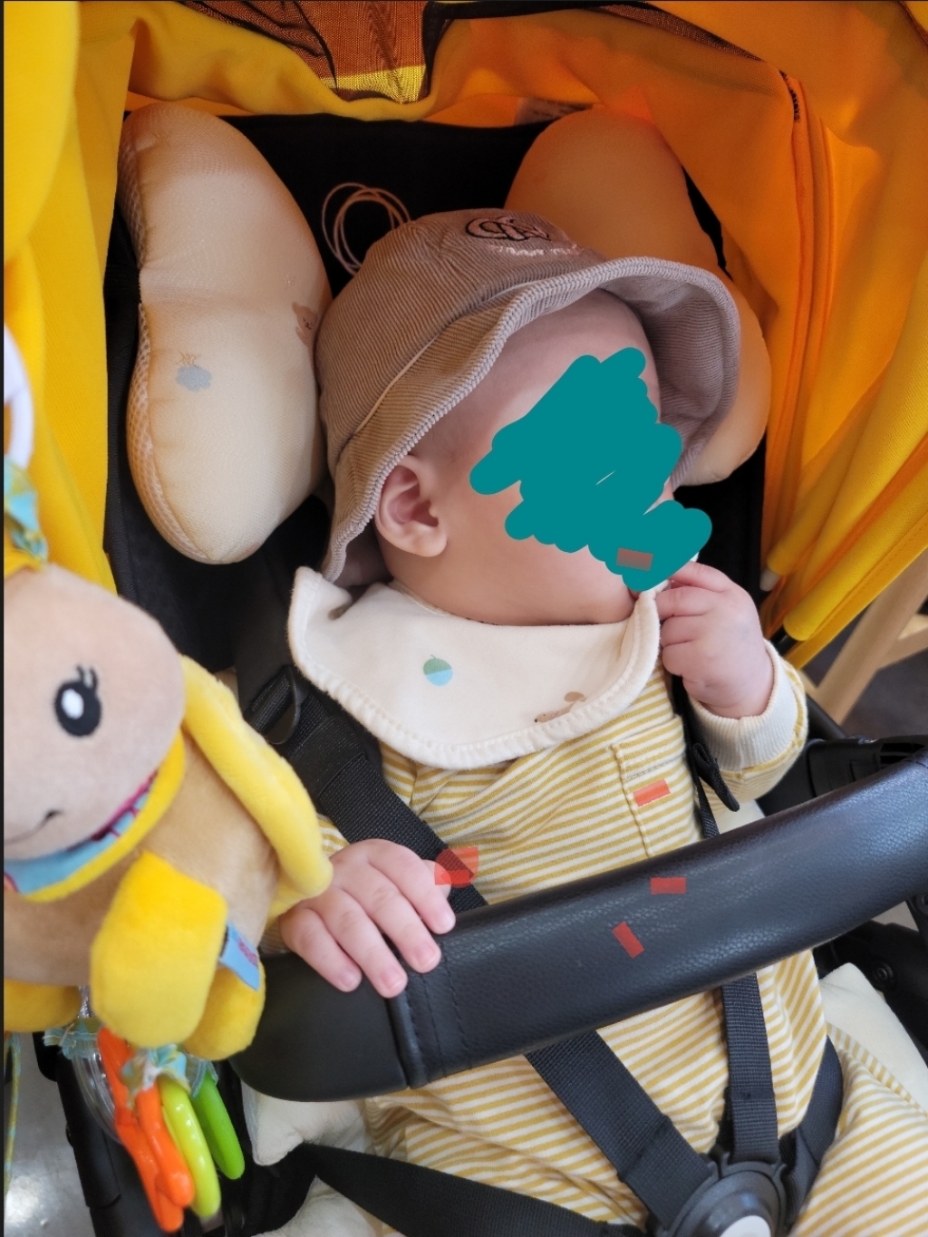 엠케이 얌얌 코듀로이 유아 벙거지모자