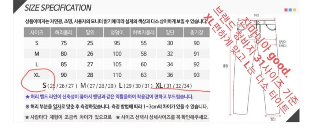 진마니아 여성용 페이크 포켓 심플 헤짐 스판 배기진 WBA-028 리뷰후기