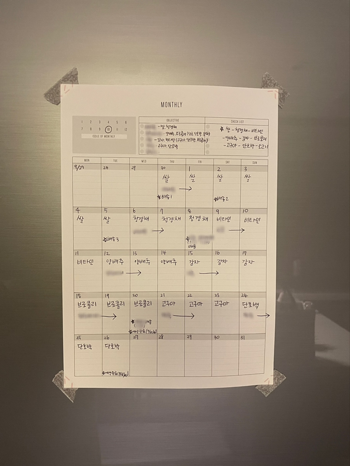 데얼스 스케쥴러 A4