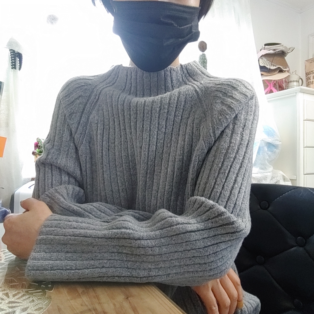 아모르데이 래딧 골지 원피스