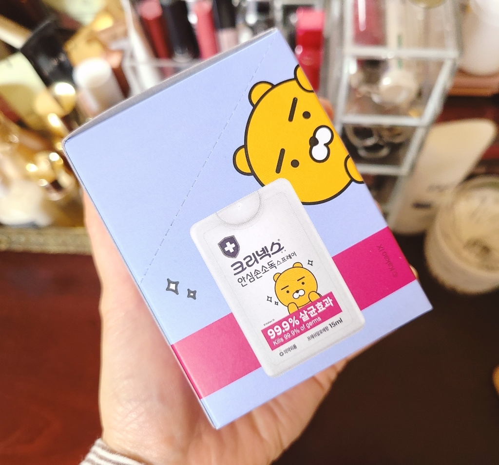 크리넥스 손소독 스프레이 알로에