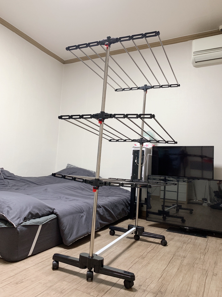 코멧 이동접이식 빨래건조대 특대형