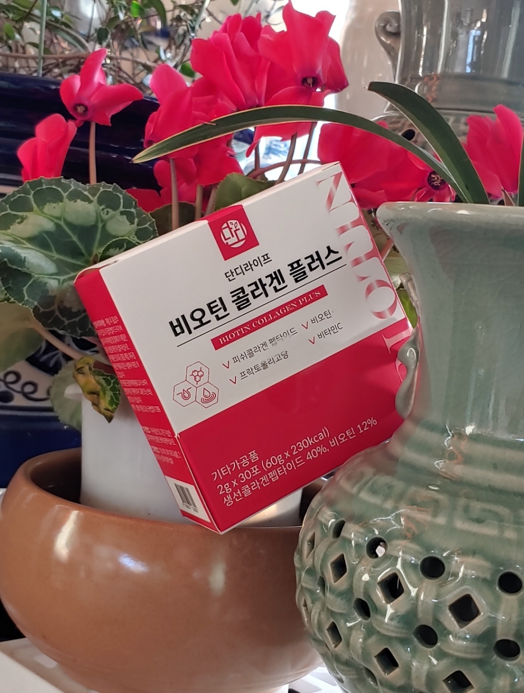 비오틴 콜라겐 플러스 분말스틱 30포 고함량 맥주효모 저분자피쉬콜라겐