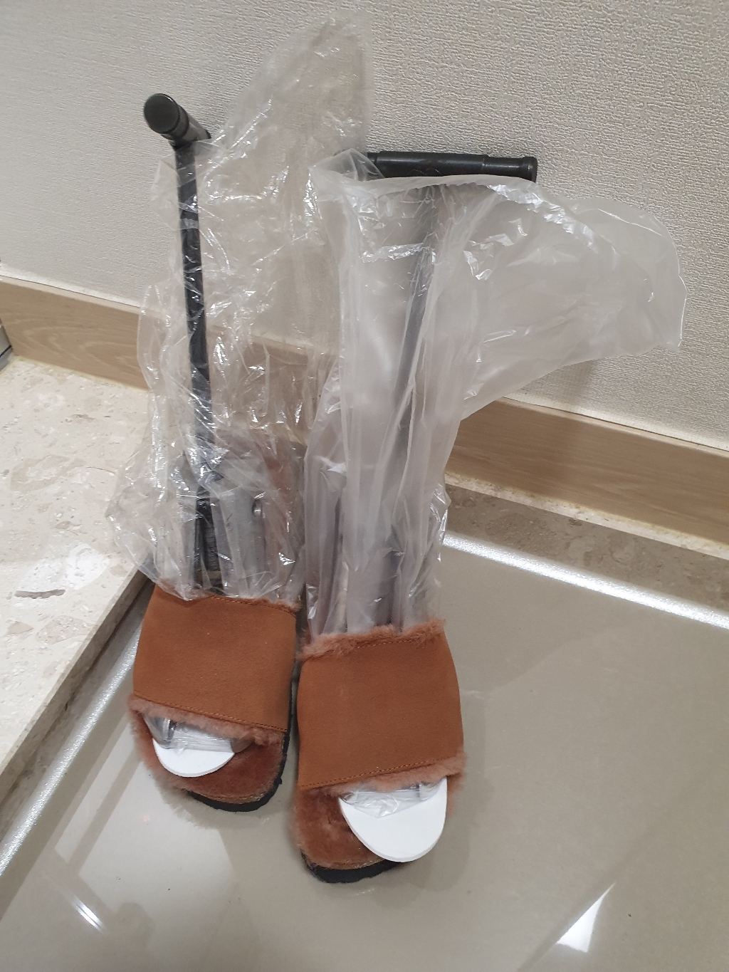 [BIRKENSTOCK] 파필리오 정품 여성 코라 시어링 테라코타 네로우 1014838