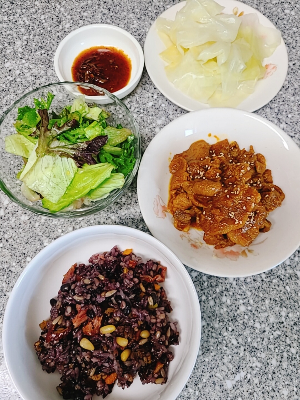 자유주방 단박훈제오리 영양밥 리뷰후기