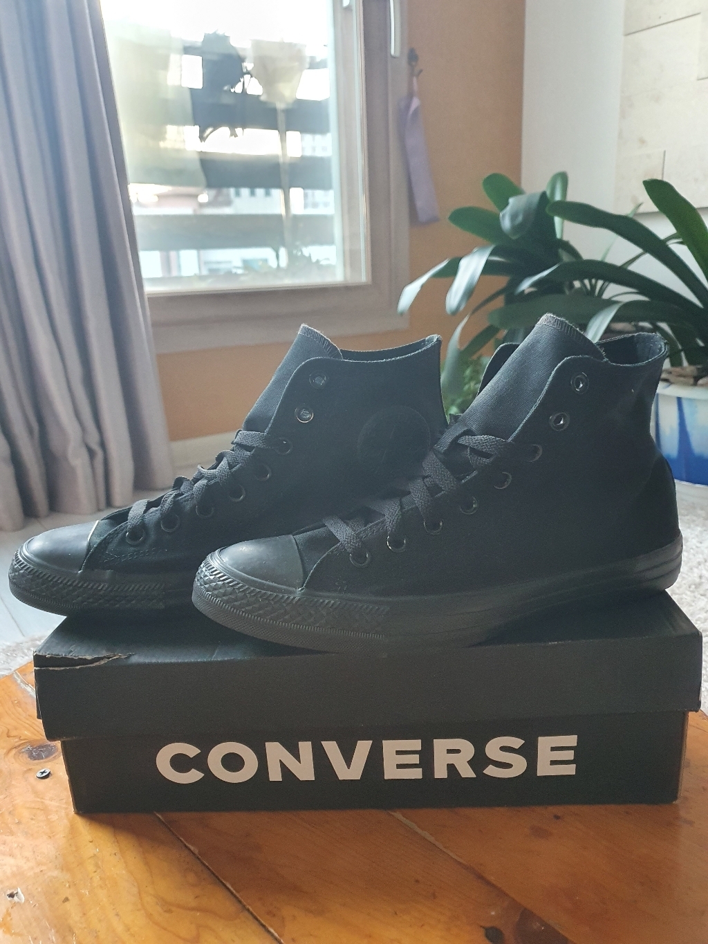 컨버스 CONVERSE 척테일러 올스타 클래식 하이 3310C 올블랙