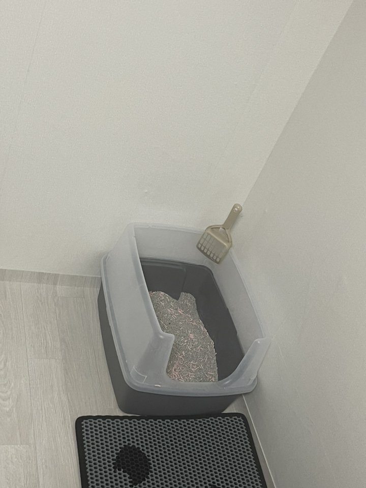 옹이네 반려묘 포켓형 이중 벌집 엠보 화장실 모래 매트