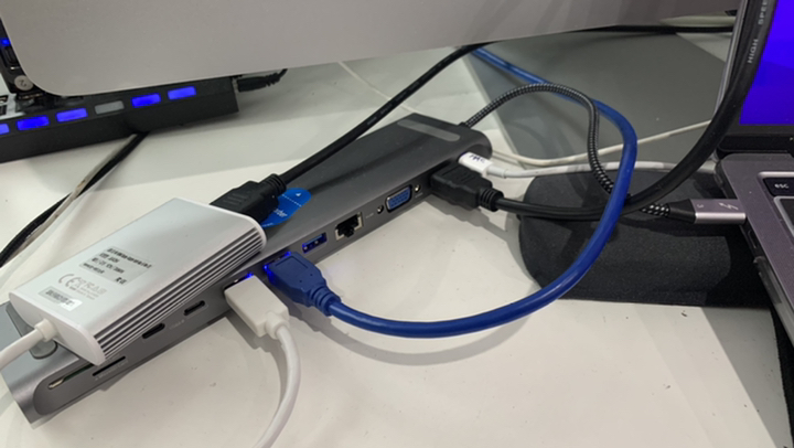 넥스트 USB30 to 4K HDI 디스플레이 아답터 변환젠더