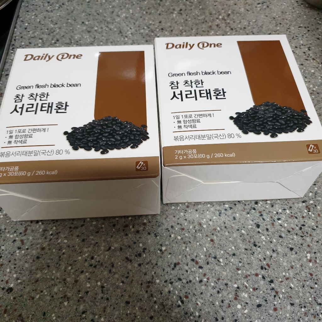 데일리원 참 착한 서리태환 리뷰후기