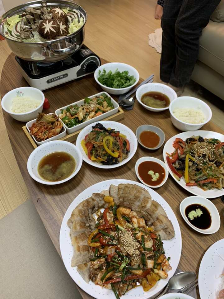 [아낙네고깃간] 한우 1 불고기 /샤브샤브/밀풰유나베/질기면 환불!!!