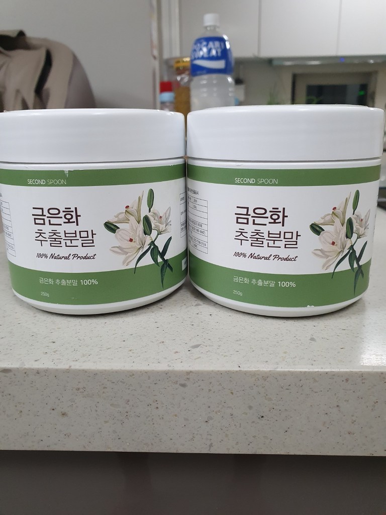 세컨스푼 첨가물없는 순수 금은화 추출물 분말 가루 효능 인동초