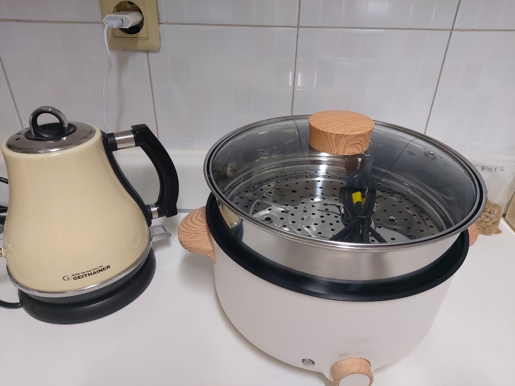 엔뚜마노 찜솥 멀티쿠커 아이보리