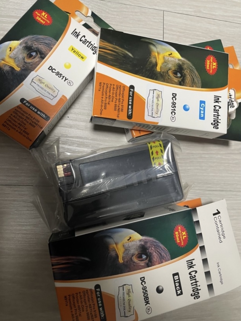 H950X H951X 환잉크 4색세트 H8100 H8600 H8610 H8640 H8630 H8660 H8615 H8625 H251DW H276DW