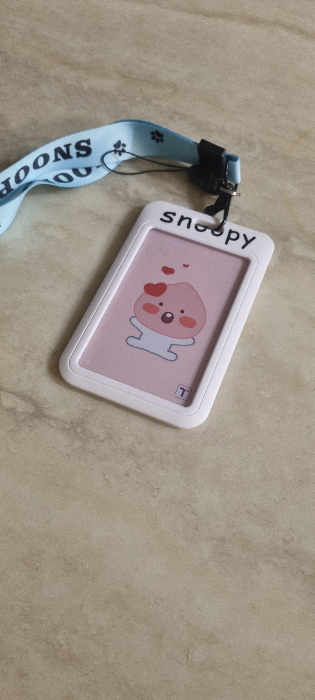 범쓰컴퍼니 캐릭터 카드 목걸이 스트랩