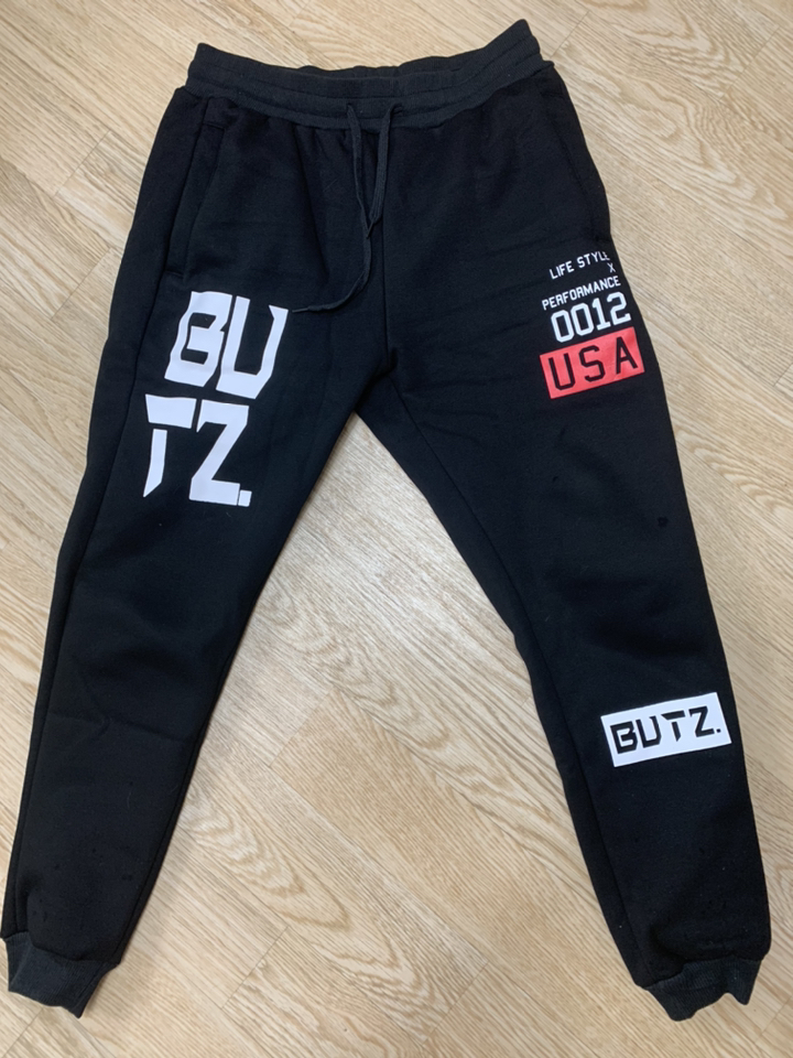 장바9니 USA 기모안감 트레이닝조거팬츠 밴딩 남자캐주얼바지