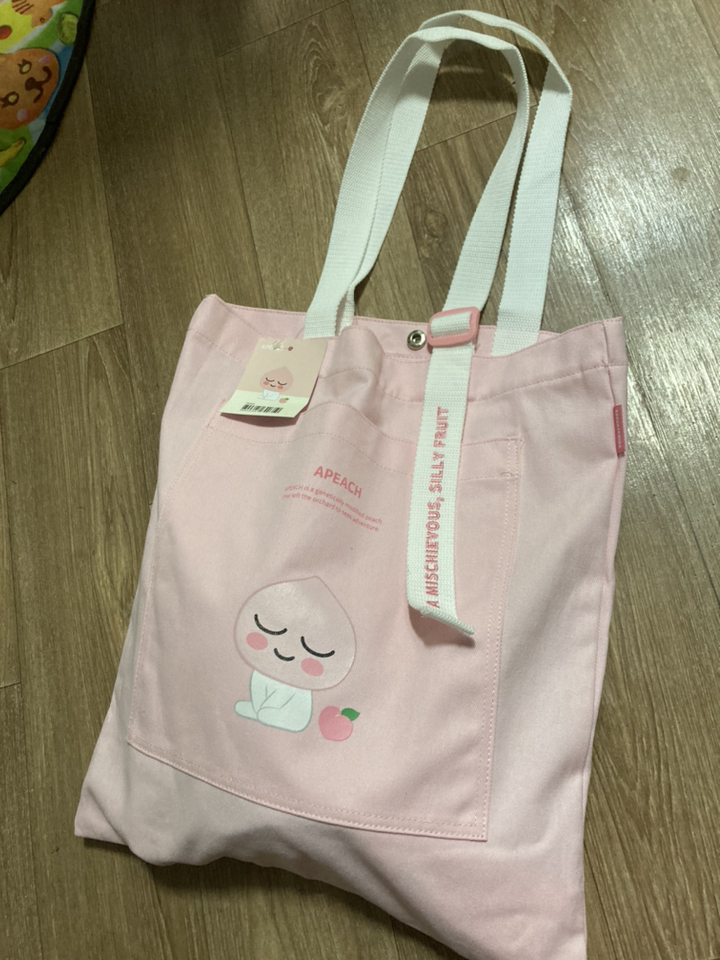카카오프렌즈 분리 수납 포켓 데일리 에코백_버클 스트랩 에코백 리뷰후기